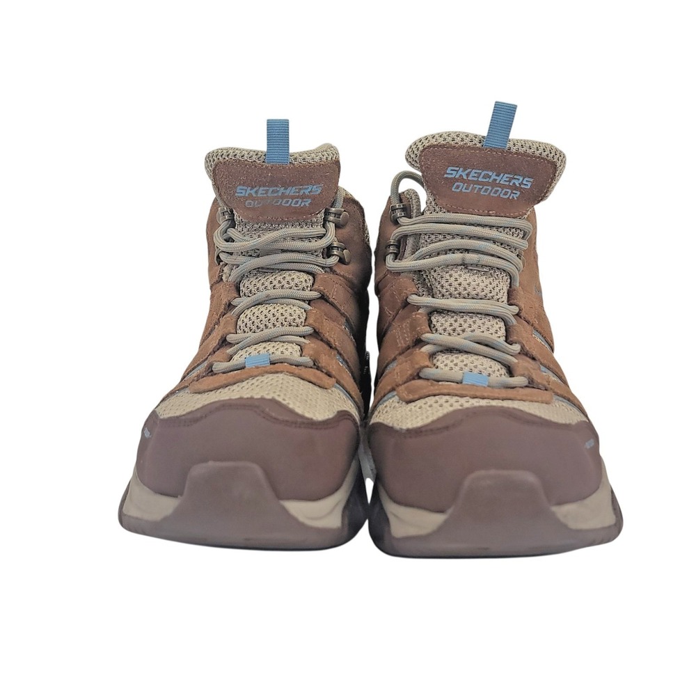 Skechers Women's Glide Step Atlanta Hiking Shoes Size 8.5 Brown Leather - Picture 7 of 12